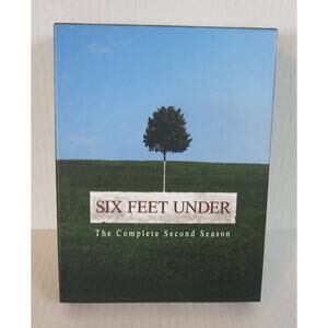 SIX FEET UNDER Second Season DVD Set Box 13 Episodes 5 Discs 2004 Drama Series